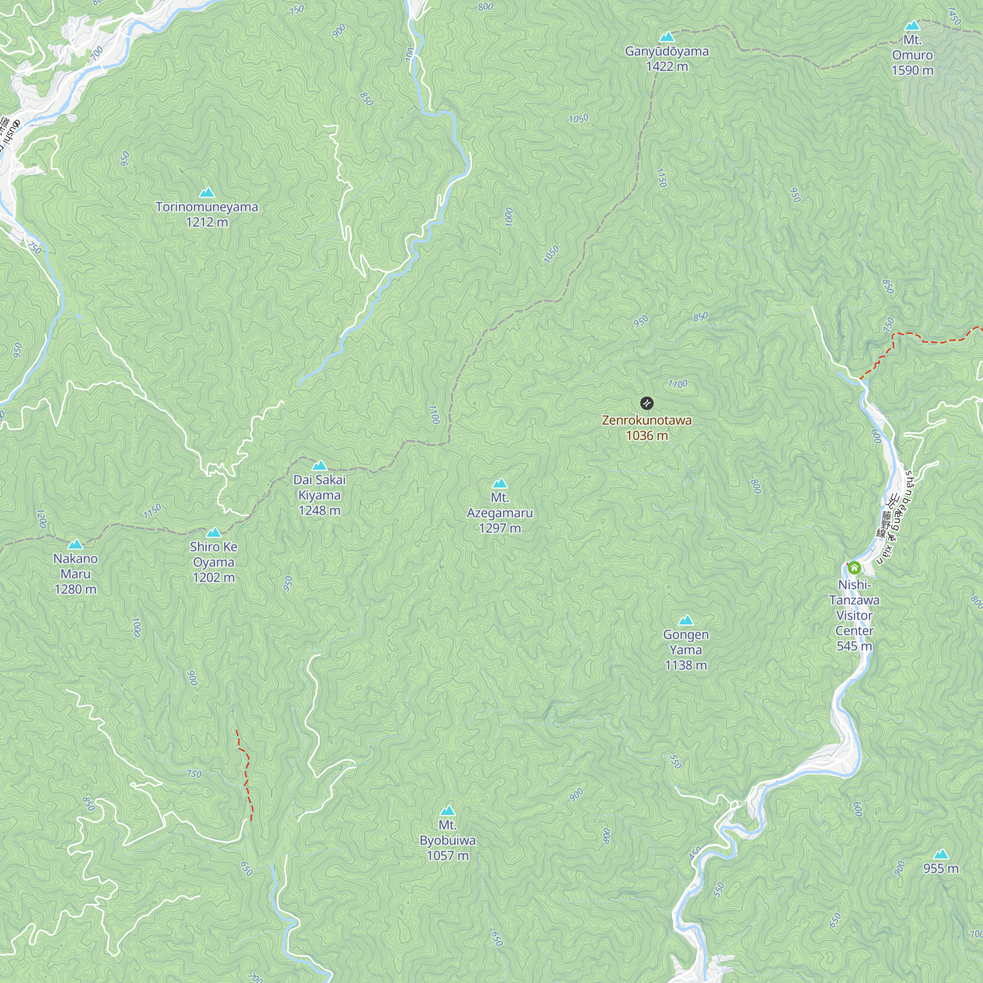 Aze Ke Maru Hinan Koya map