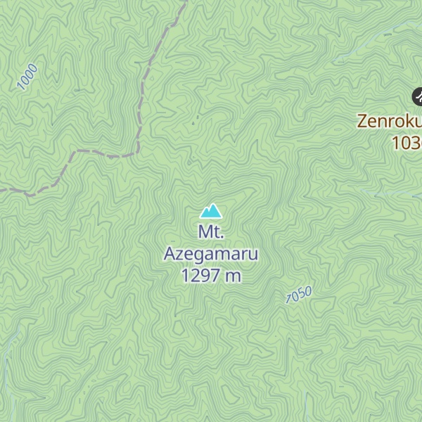 Map of Mt. Azegamaru