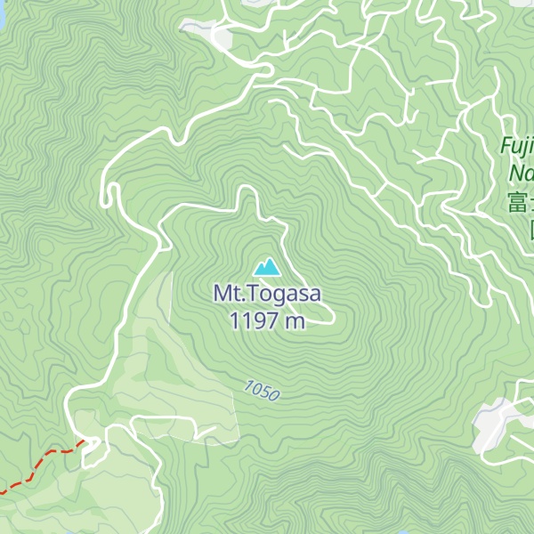 Map of Mt.Togasa