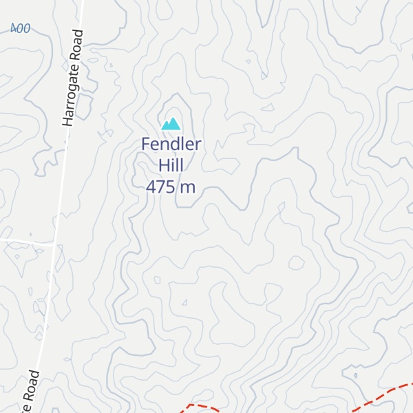 Map of Fendlers Hill