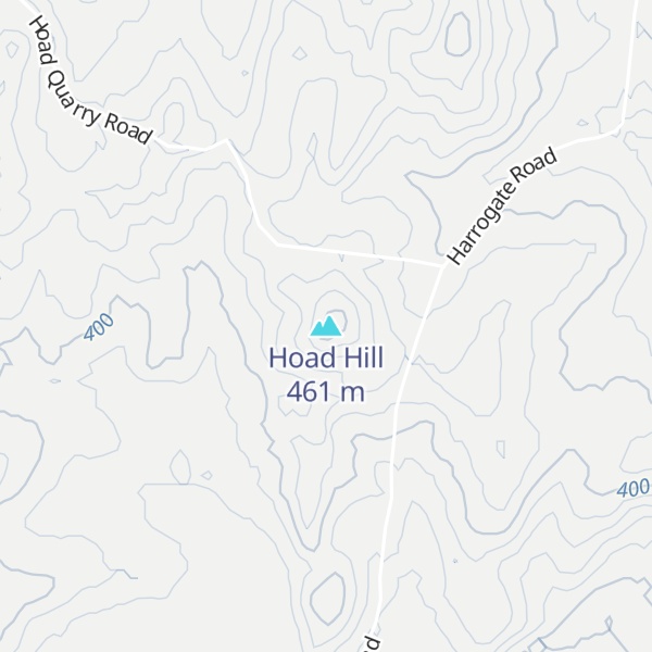Map of Hoad Hill