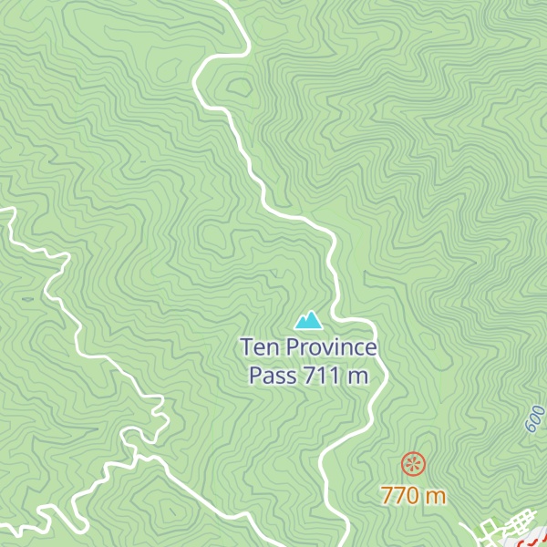Map of Higane-yama