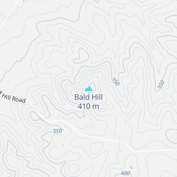 Map of Bald Hill