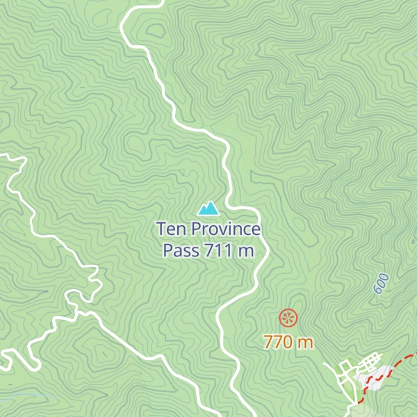 Map of Ten Province Pass