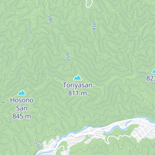 Map of Toriyasan