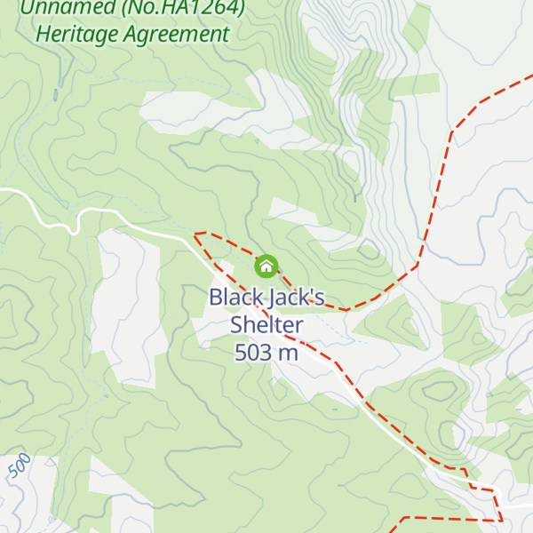 Map of Black Jack's Shelter