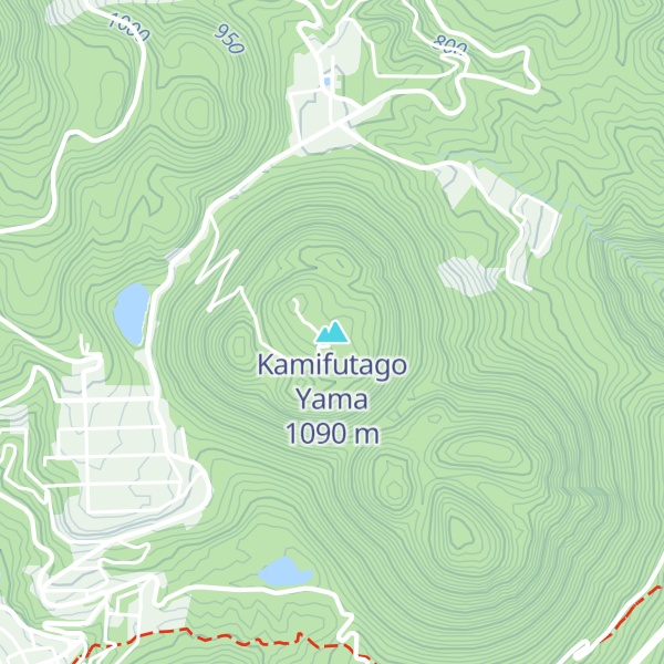 Map of Kamifutago Yama