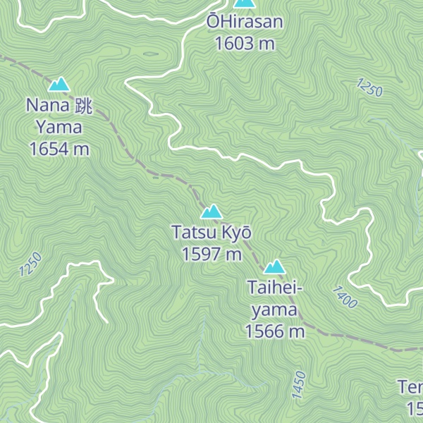 Map of Tatsu Kyō