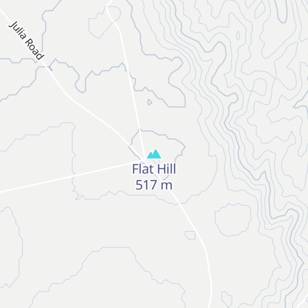 Map of Flat Hill