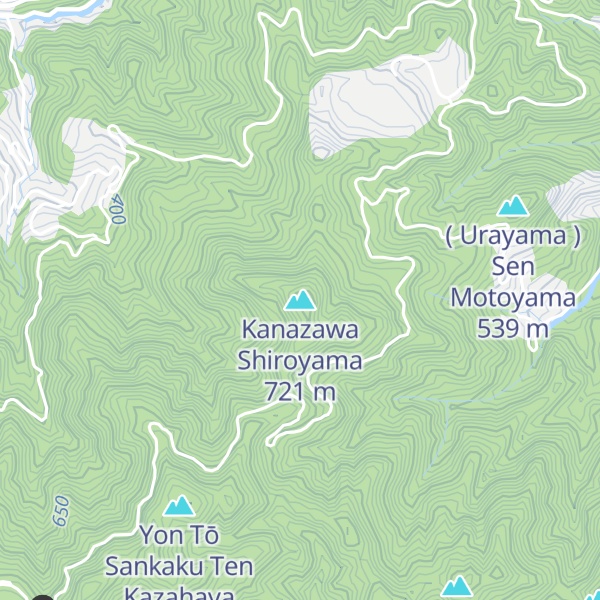 Map of Kanazawa Shiroyama