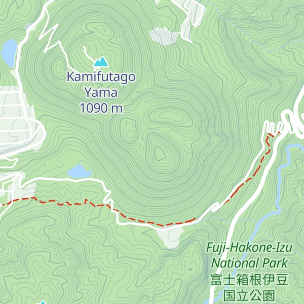 Map of Shimofutago Yama