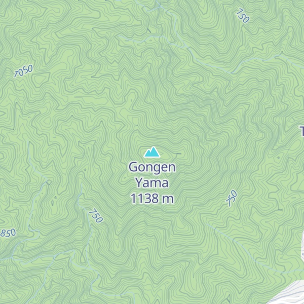 Map of Gongen Yama