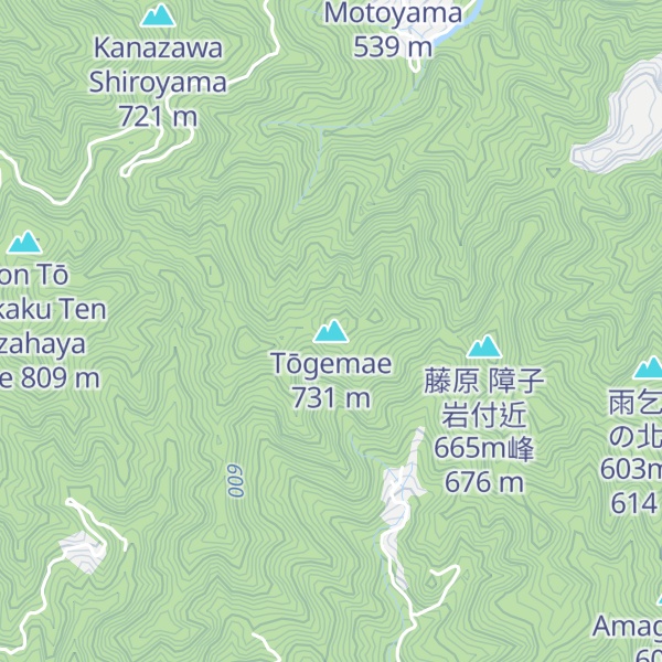 Map of Tōgemae