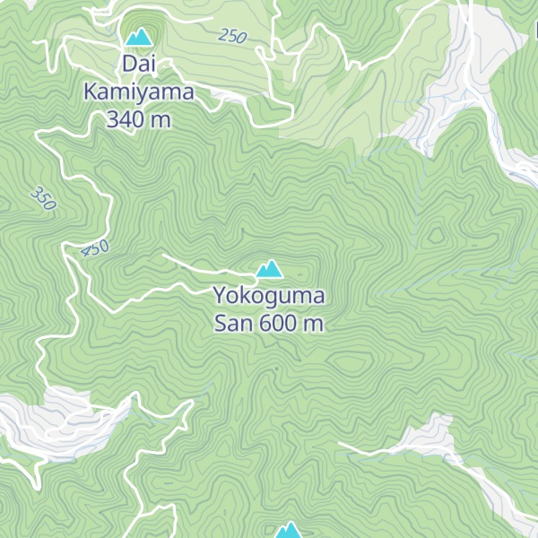 Map of Yokoguma San
