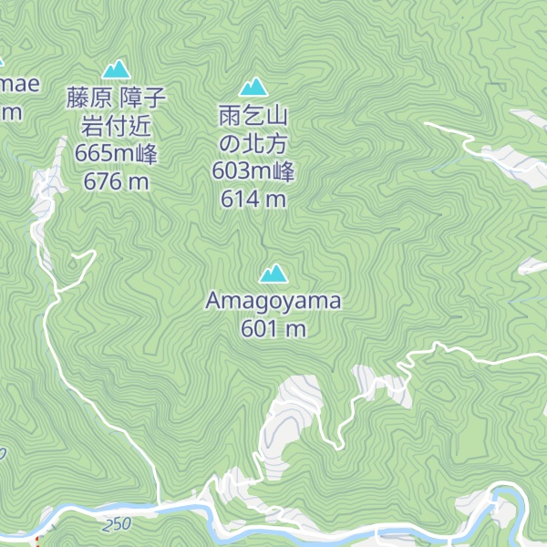 Map of Amagoyama