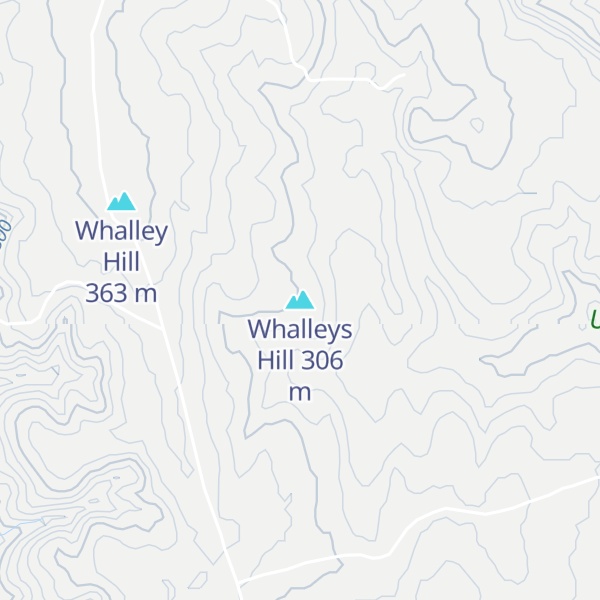 Map of Whalleys Hill