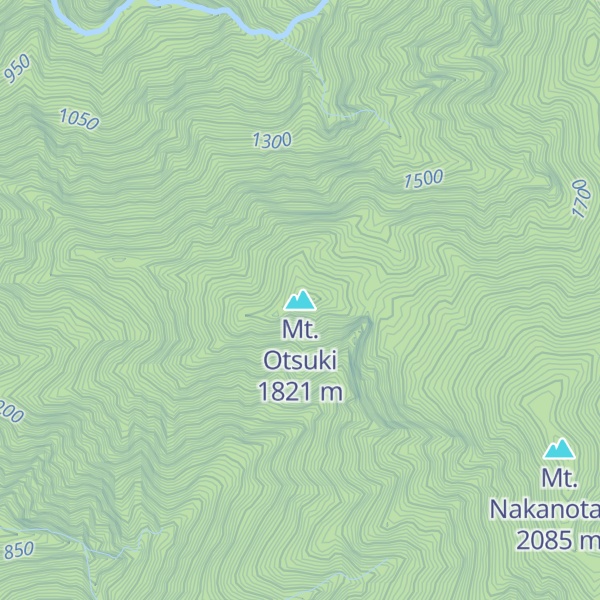 Map of Mt. Otsuki