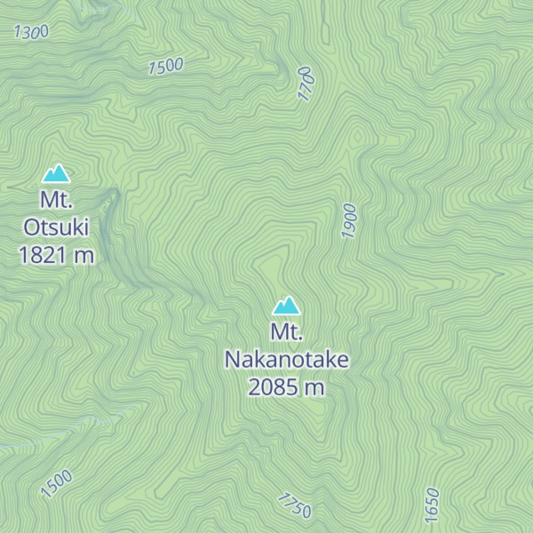 Map of Nakanodake Hinan Koya