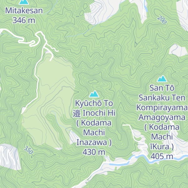 Map of Kyūchō To 邉 Inochi Hi    ( Kodama Machi Inazawa )
