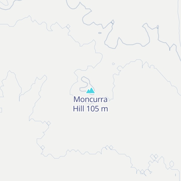 Map of Moncurra Hill