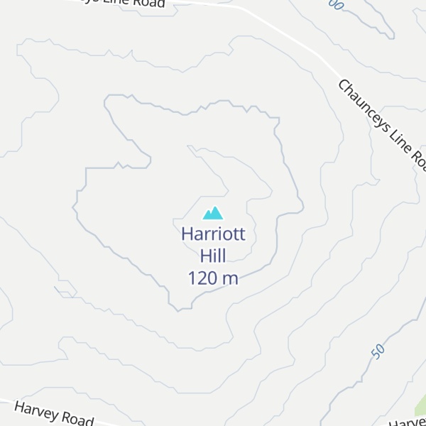 Map of Harriott Hill