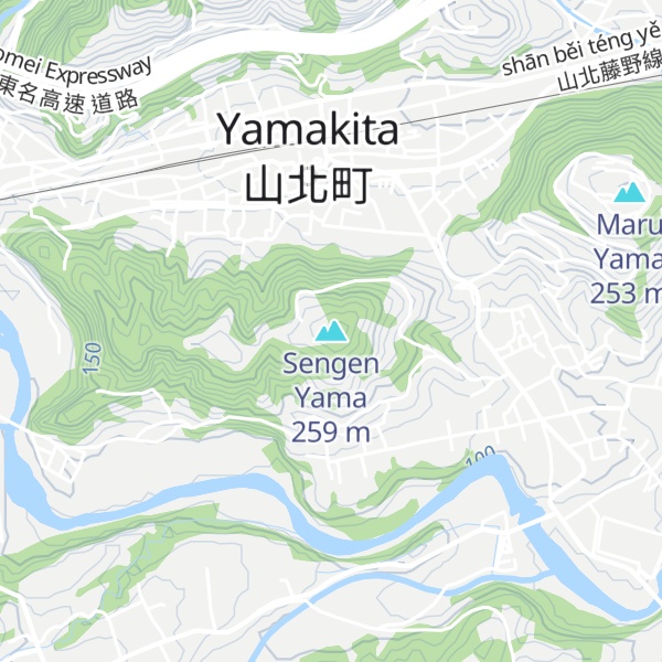 Map of Sengen Yama
