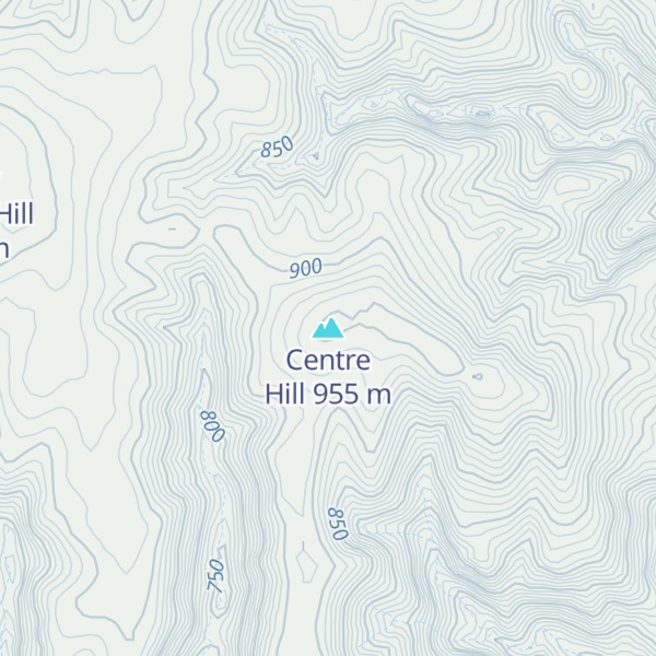 Map of Centre Hill