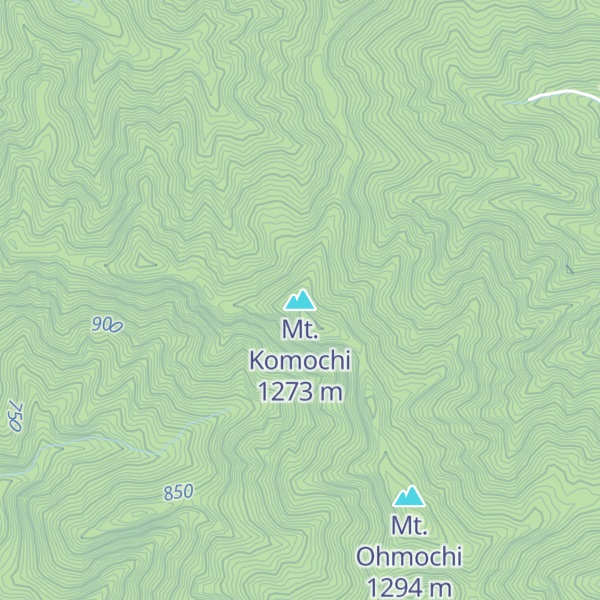 Map of Mt. Komochi