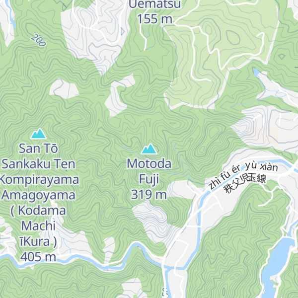 Map of Motoda Fuji