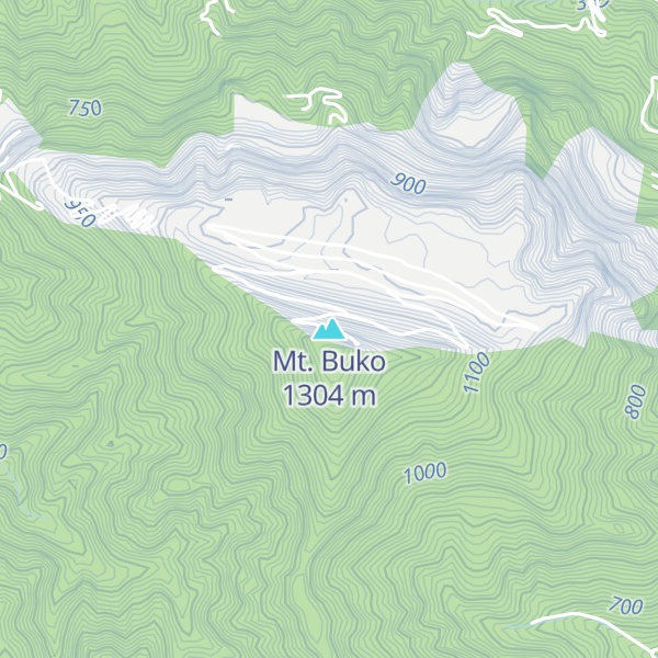 Map of Mt. Buko