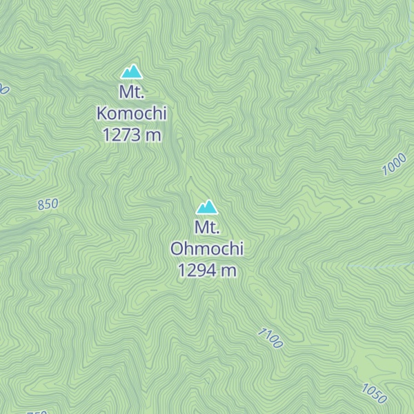 Map of Mt. Ohmochi