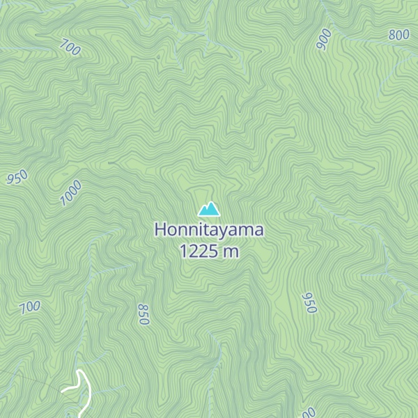 Map of Honnitayama