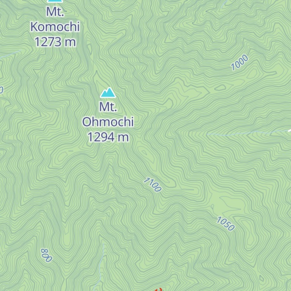 Map of Mt. Yokokura