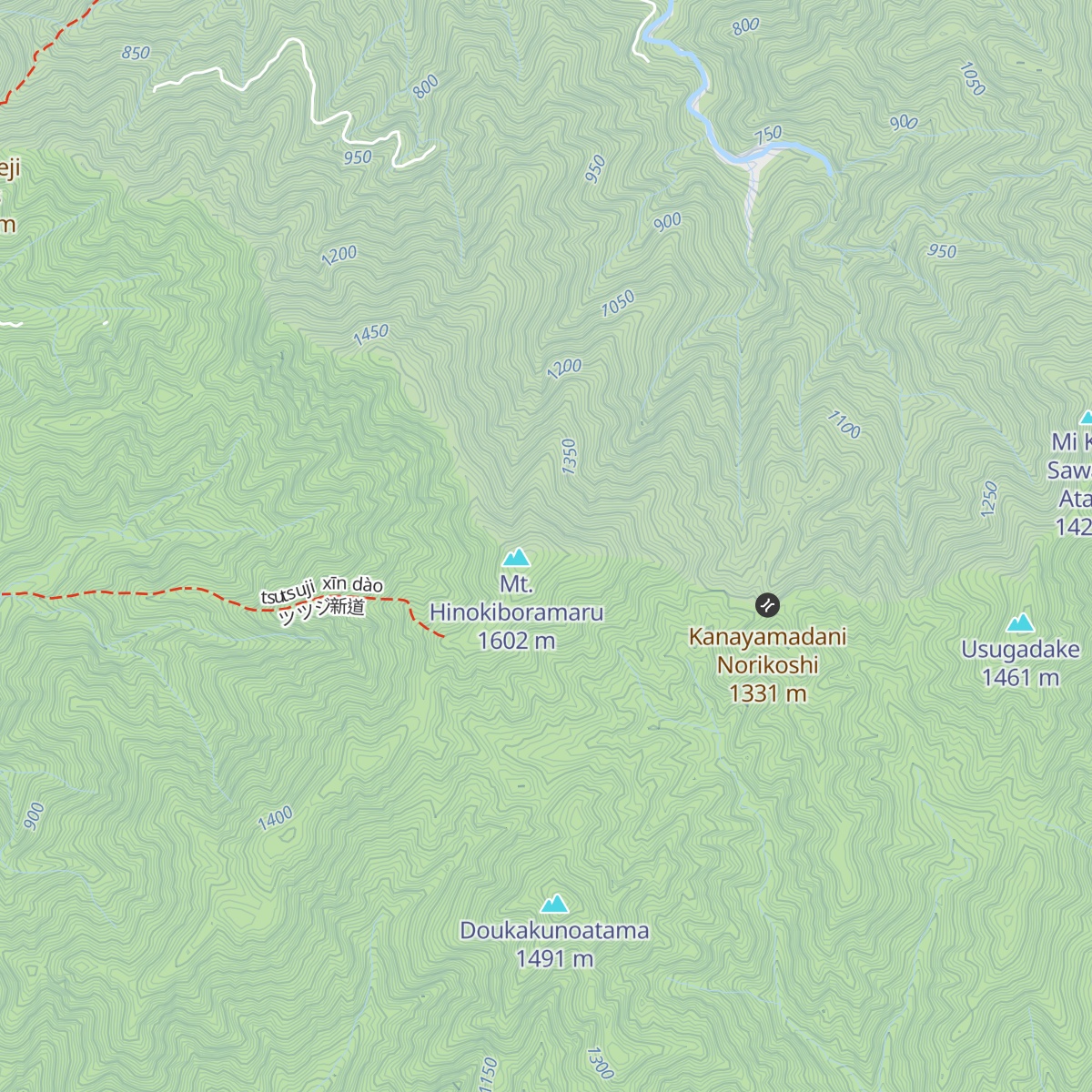 Aogatakesanso map
