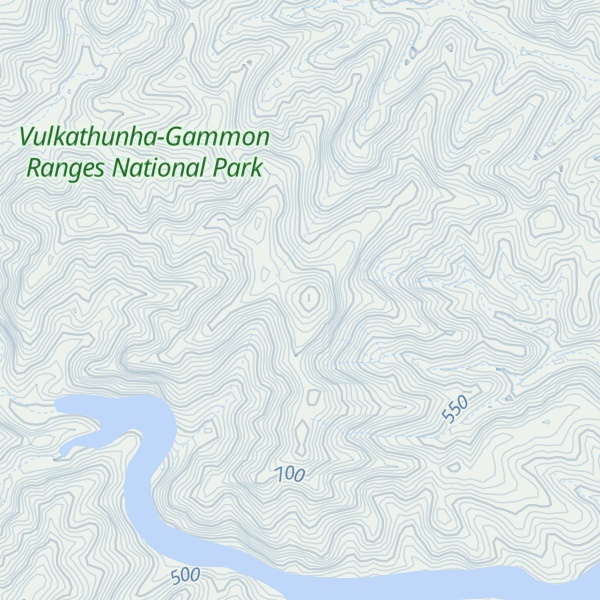 Map of Cleft Peak