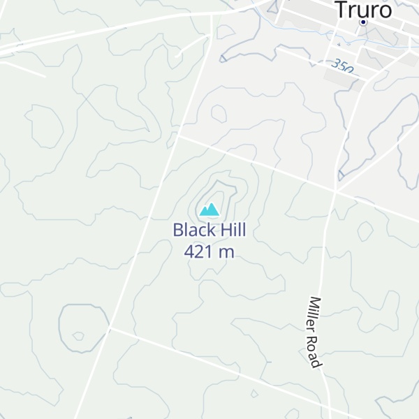 Map of Black Hill