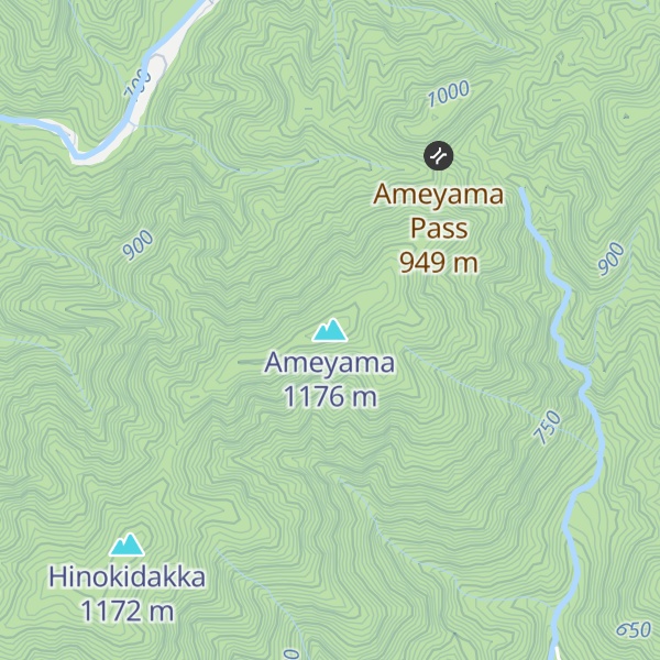 Map of Ameyama
