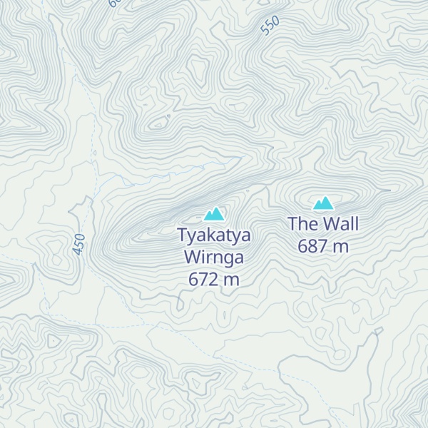 Map of Tyakatya Wirnga