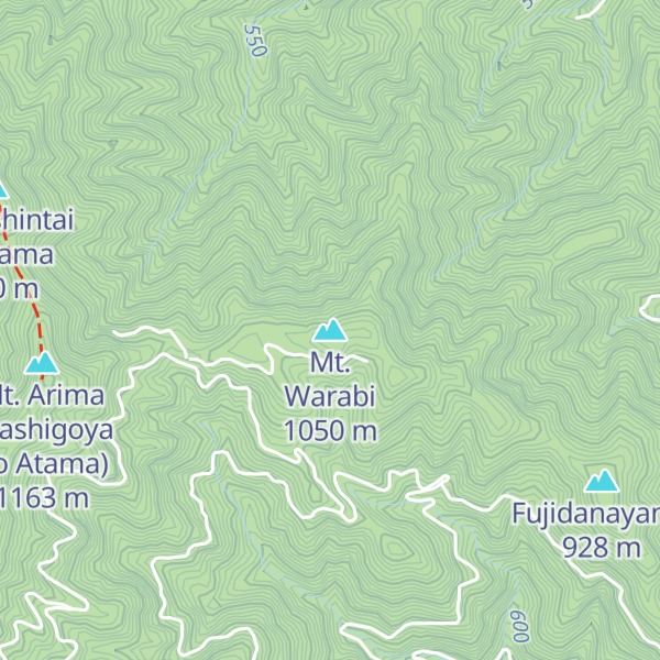 Map of Mt. Warabi