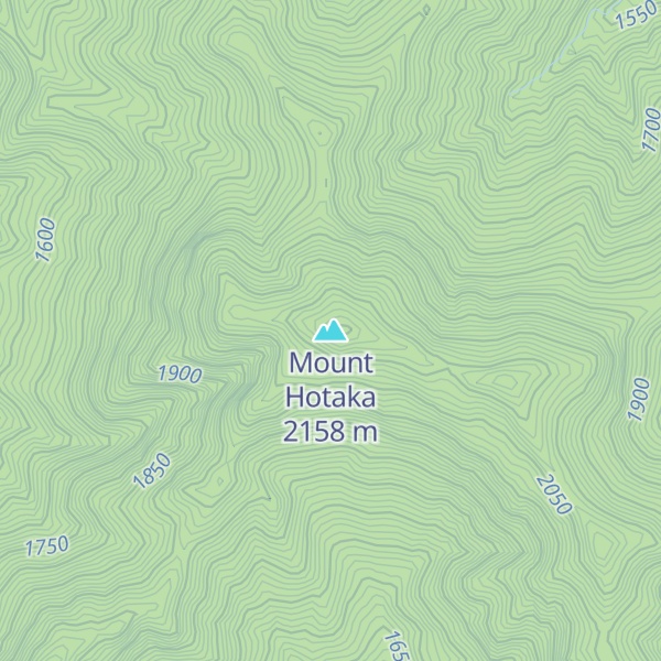 Map of Mount Hotaka