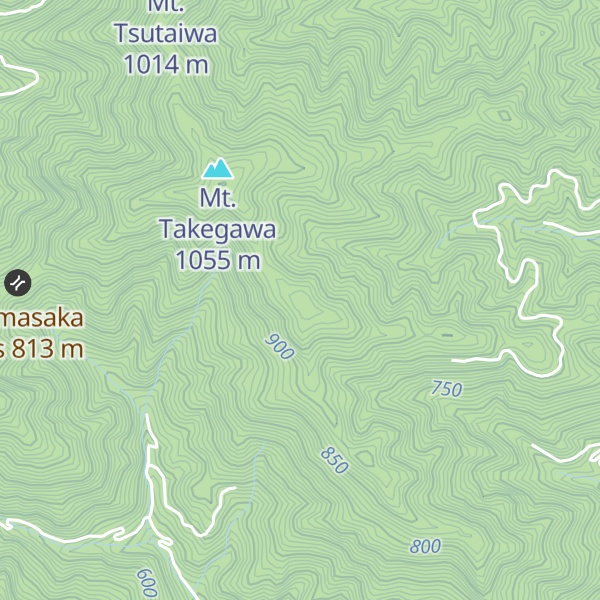 Map of Mt. Maetakegawa