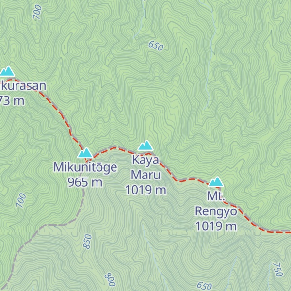 Map of Kaya Maru