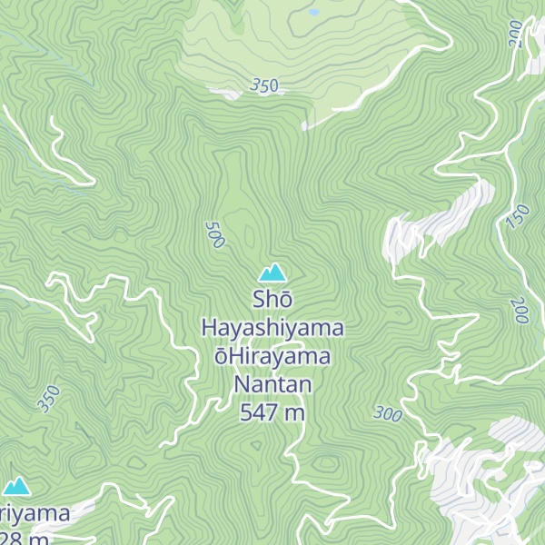 Map of Shō Hayashiyama   ōHirayama Nantan