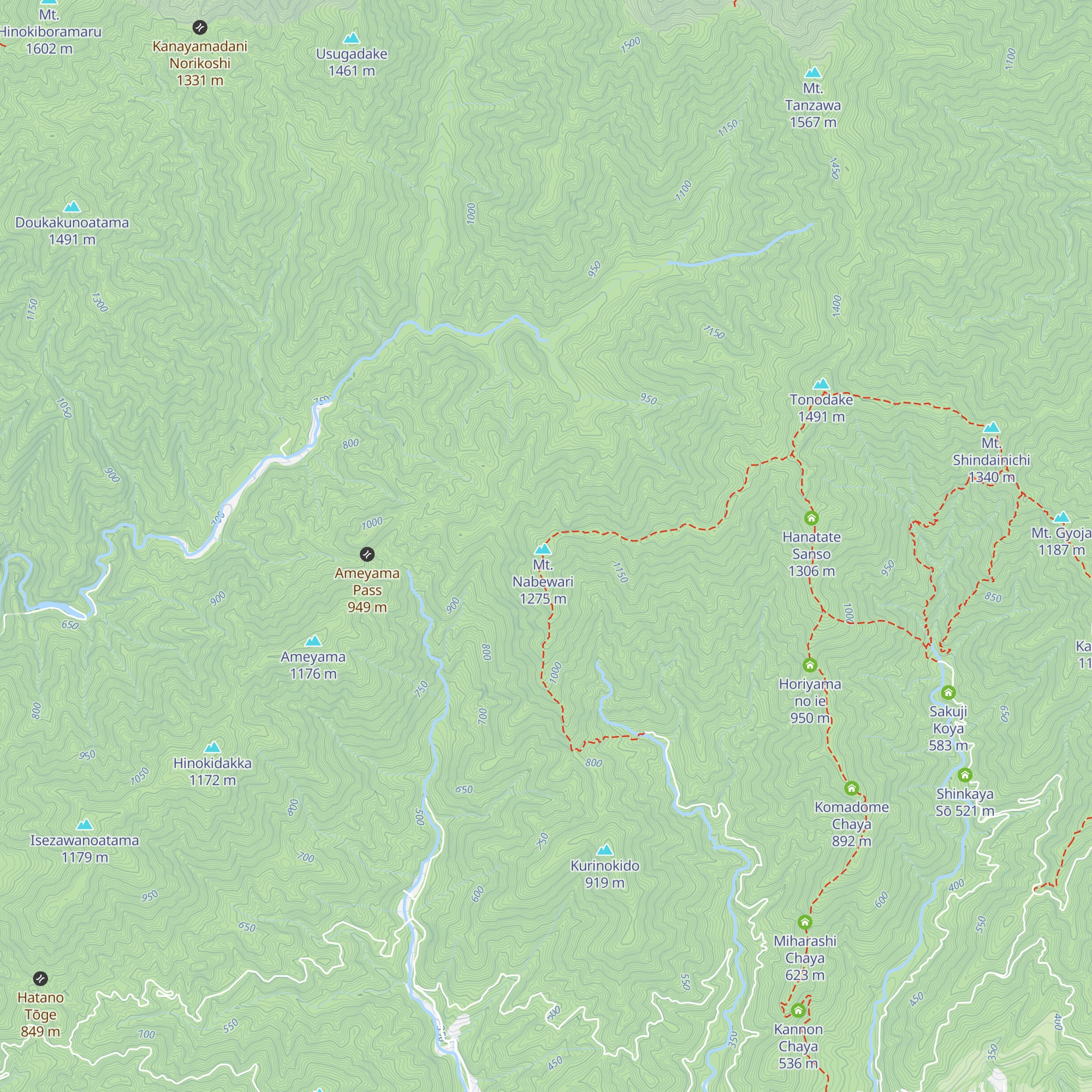 Nabewarisanso map