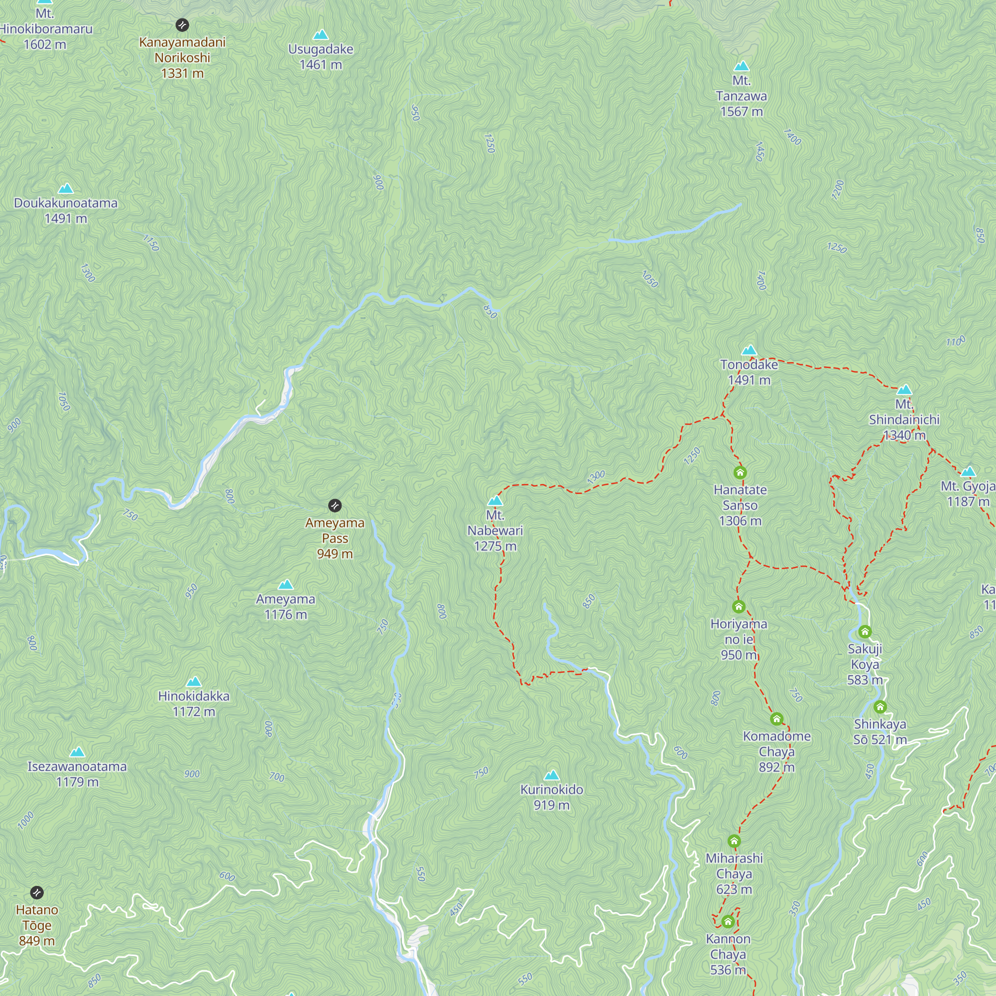 Nabewarisanso map
