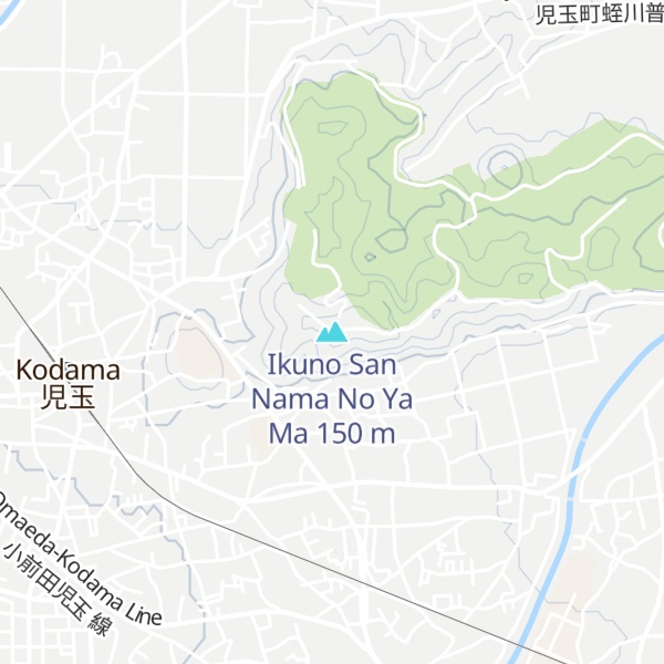 Map of Ikuno San   Nama No Ya Ma