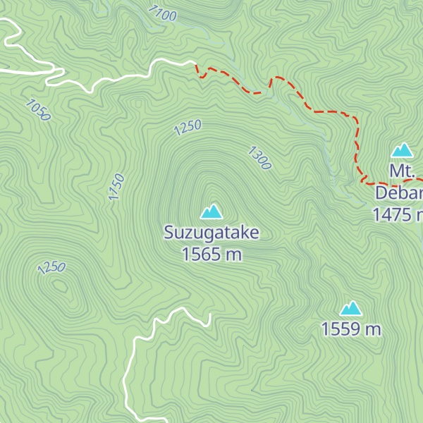 Map of Suzugatake