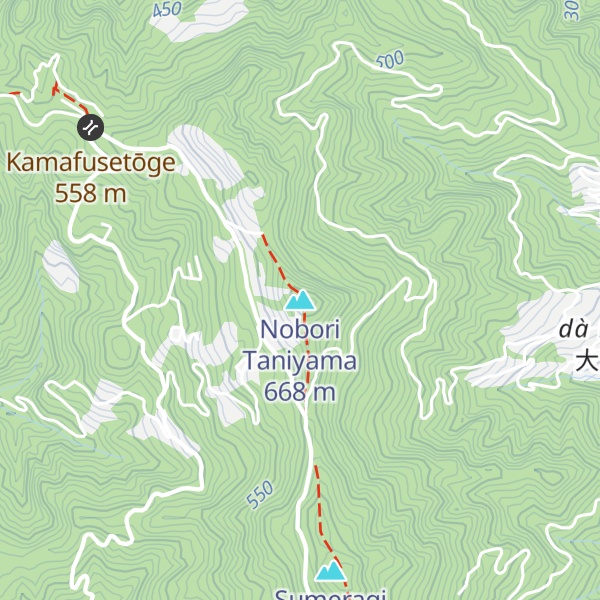 Map of Nobori Taniyama