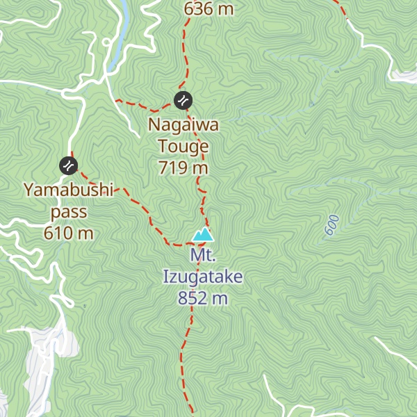 Map of Mount Goryo