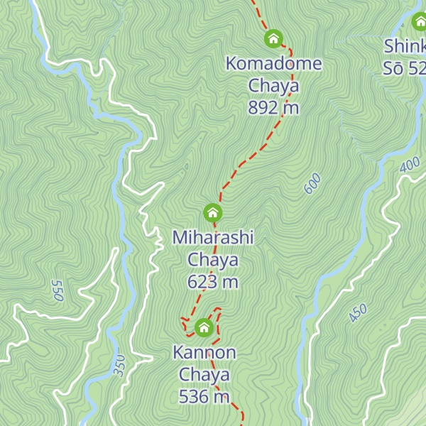 Map of Miharashi Chaya